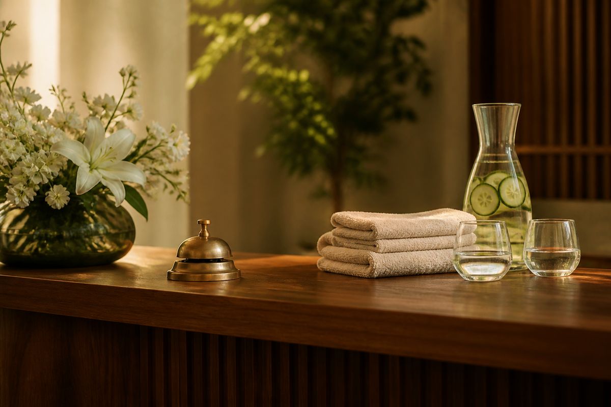 Flora Spas reception detail